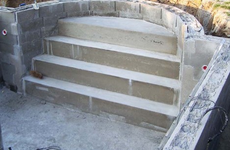 Construction de piscine Traditionel